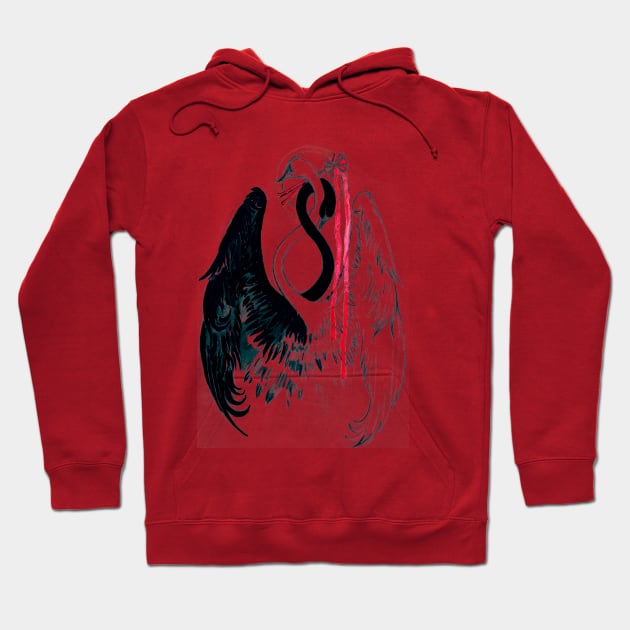 like swans Hoodie by vodorod12